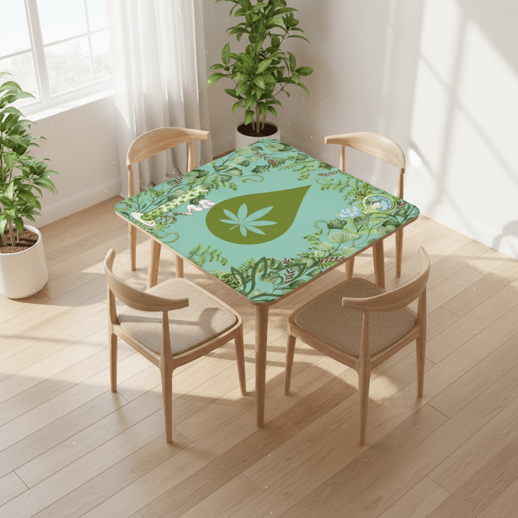 Kongs Bongs And Winds Cannabis Mahjong Mat