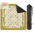 Norwegian Floral Green, Yellow Simplicity Mahjong Mat