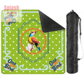 One Bam Bird Citrus Green Polka A Dot Preppy Whimsical Mahjong Mat