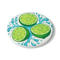 Refreshing Lime Ceramic Coaster Set - Tropical Home Decor - DipaliZ
