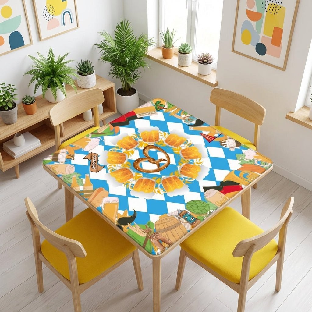 Pretzels, Pungs & Pilsner Oktoberfest Mahjong Mat