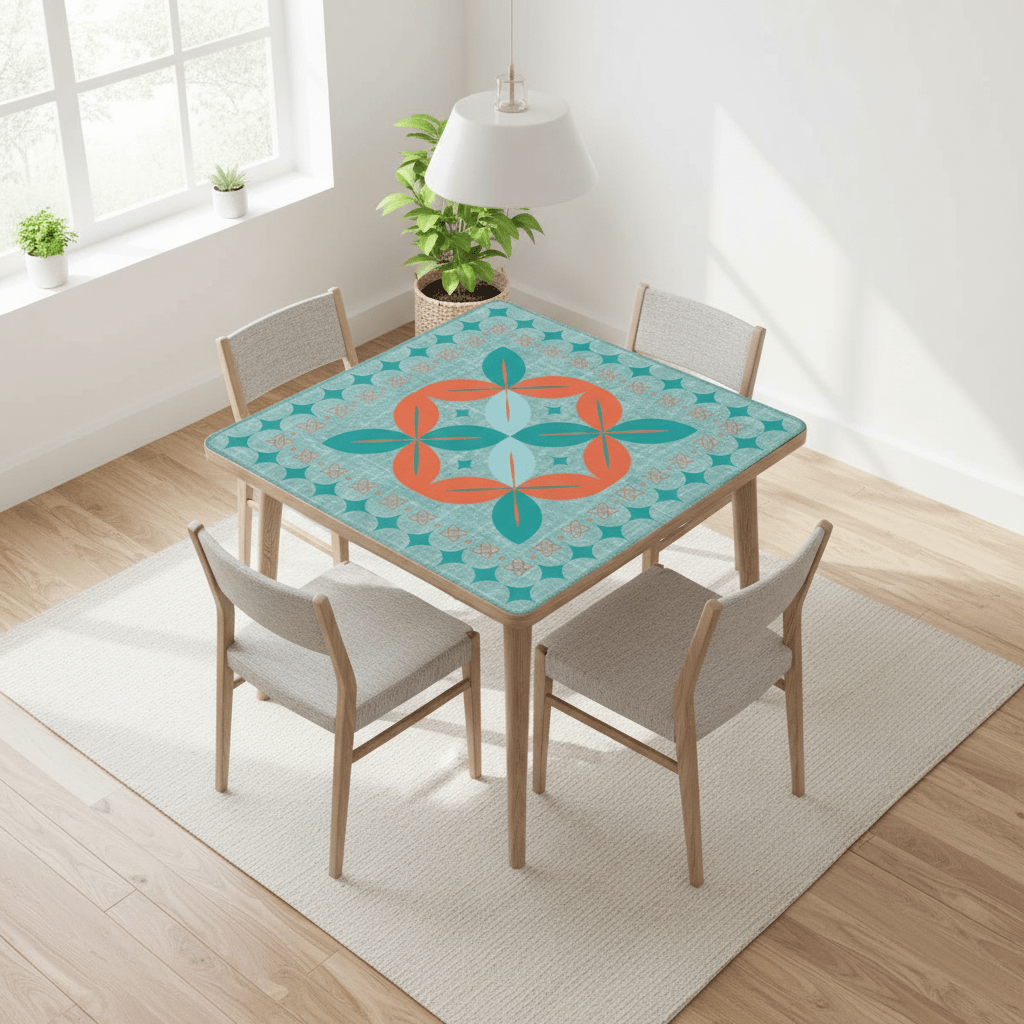 Modern Scandinavian Nord Still Mahjong Mat