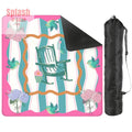 Southern Charm And Hospitality Whimsical Pink, Teal Mahjong Mat