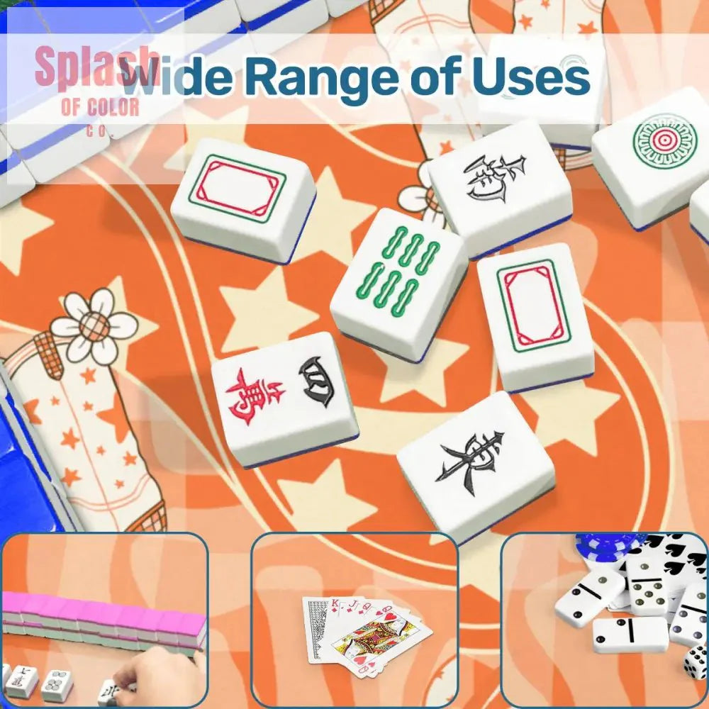 Tennessee Orange Country Cowboy Hat And Boots, State Pride Mahjong Mat