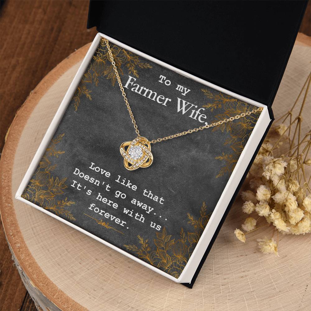 To My Farmer Wife Necklace