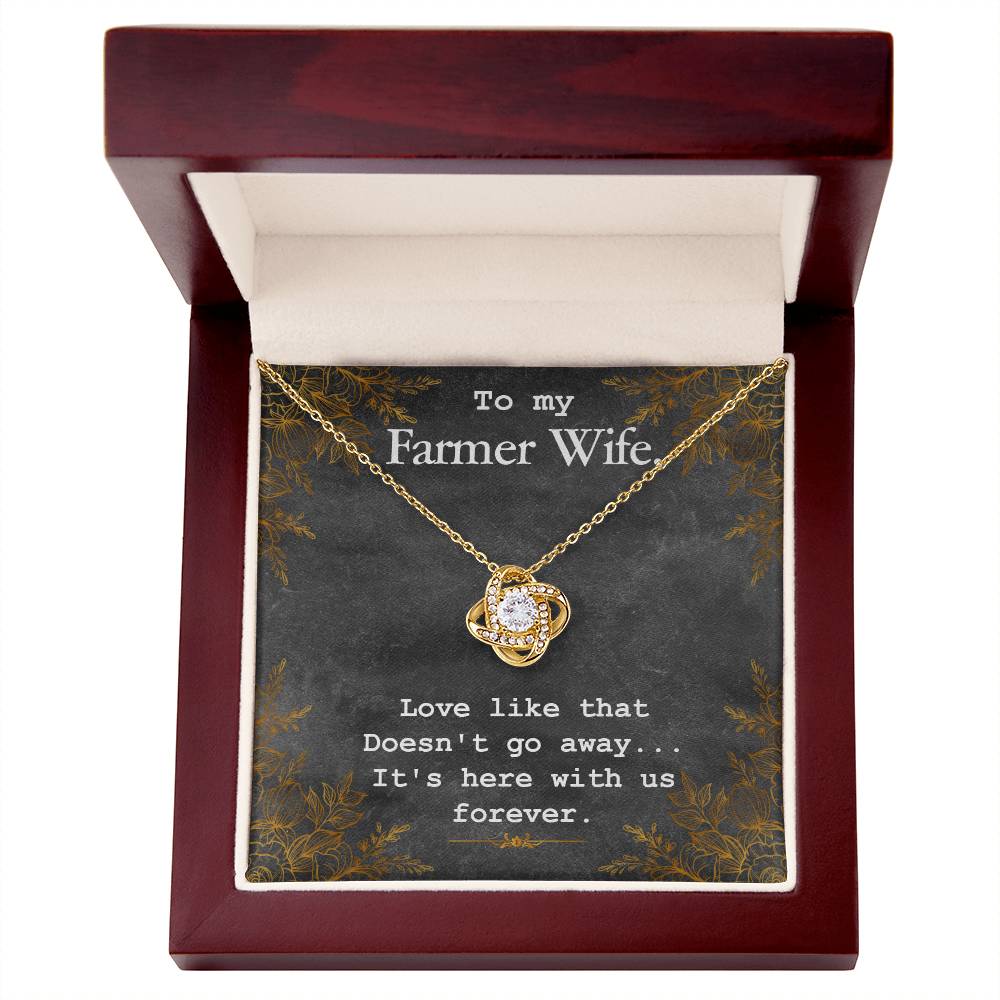 To My Farmer Wife Necklace