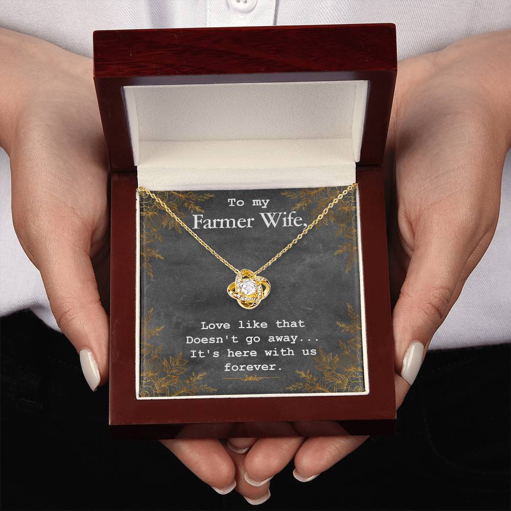To My Farmer Wife Necklace