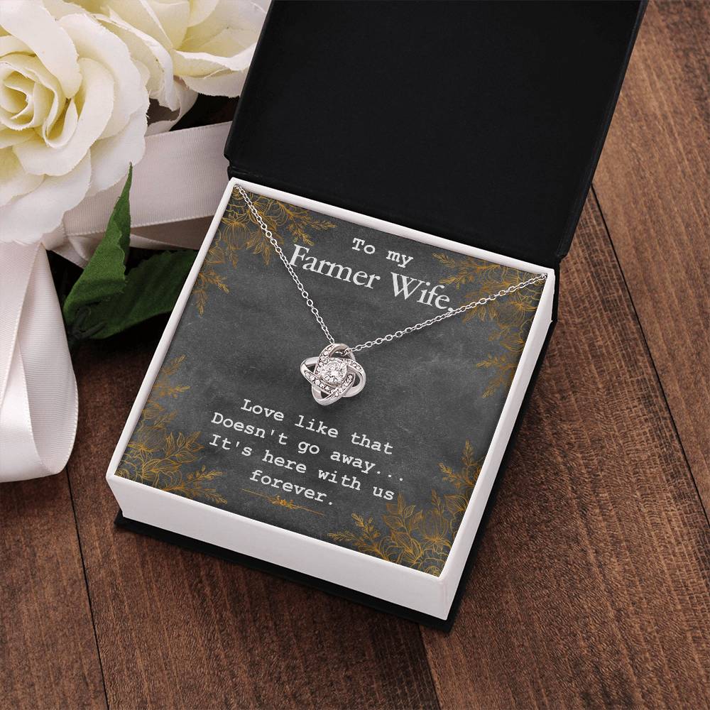 To My Farmer Wife Necklace