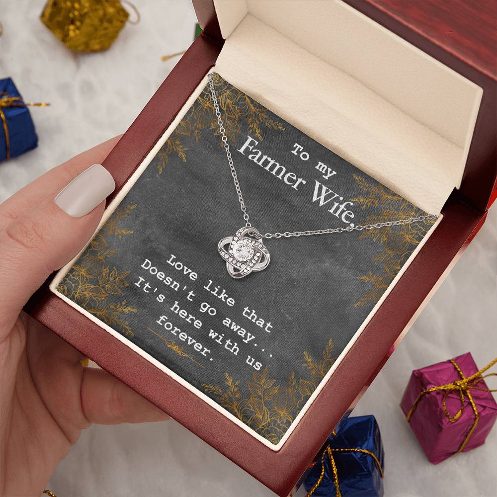 To My Farmer Wife Necklace