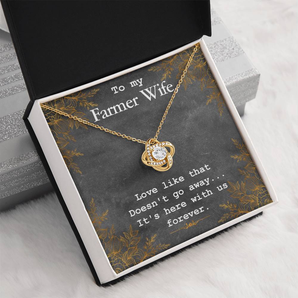 To My Farmer Wife Necklace