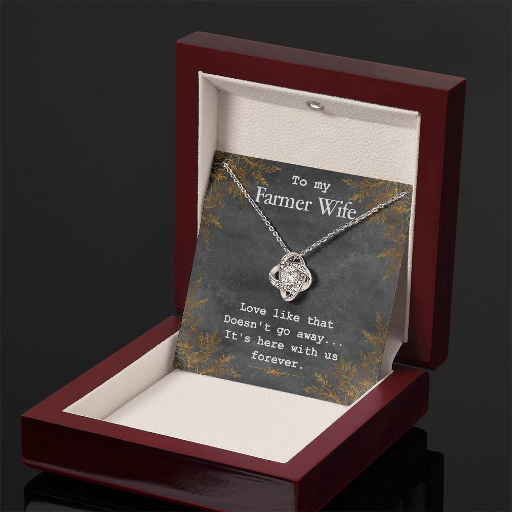 To My Farmer Wife Necklace