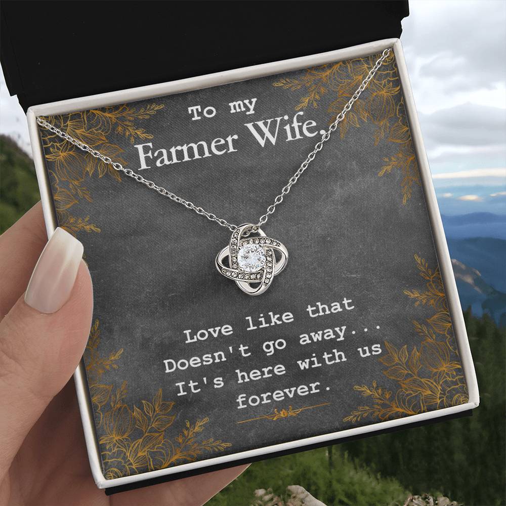 To My Farmer Wife Necklace