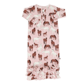 Wild Horses Ruffle Gown